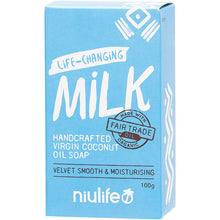 Niulife Organic Coconut Oil Bar Soap - Coconut Milk