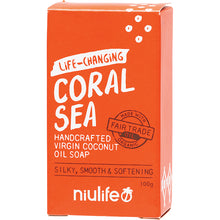Niulife Organic Coconut Oil Bar Soap - Coral Sea