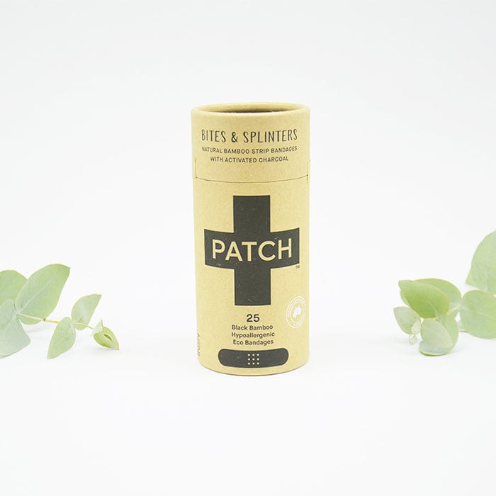 Patch Activated Charcoal Biodegradable Bandages - Tube of 25