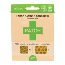 Patch Aloe Vera Biodegradable Bandages - Large pack of 10
