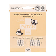Patch Coconut Oil Kids Strip Biodegradable Bandages - Large pack of 10