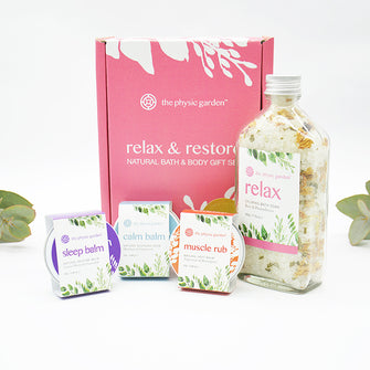 Relax & Restore Natural Bath & Body Gift Set
