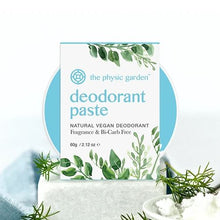 Natural Vegan Deodorant Paste - Fragrance Free