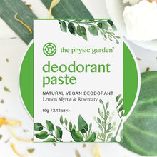 Natural Vegan Deodorant Paste - Lemon Myrtle & Rosemary
