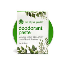 Natural Vegan Deodorant Paste - Lemon Myrtle & Rosemary