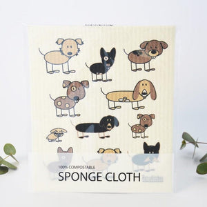 Compostable Sponge Cloth Dogs