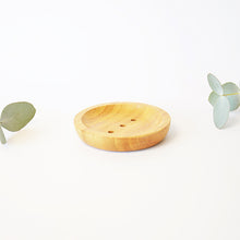Natural Bamboo Soap Dish - Round