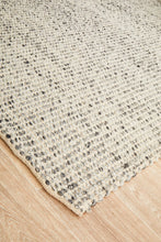 Navia Flat Weave Grey Wool Rug