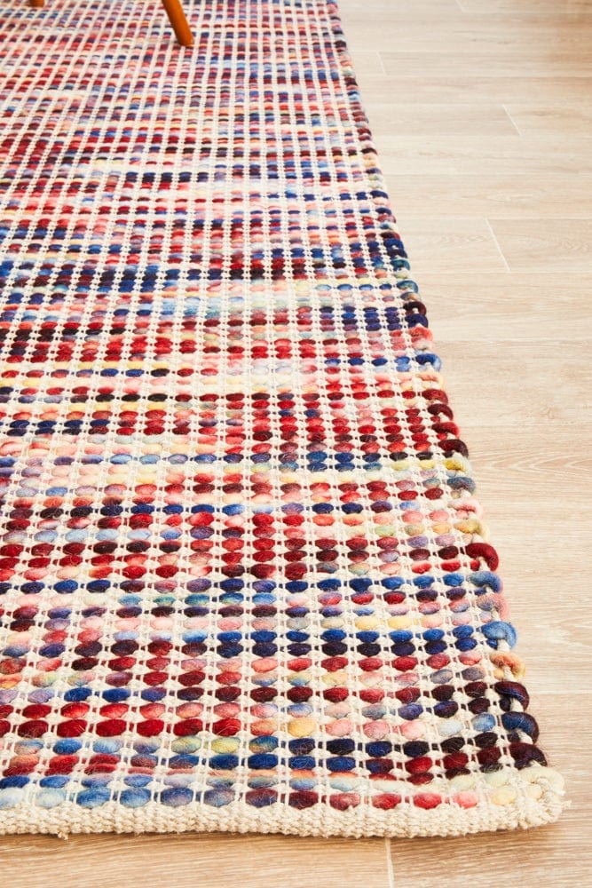 Navia Flat Weave Multi Wool Rug