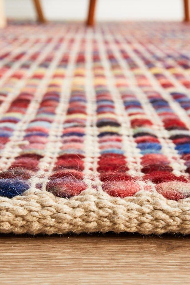 Navia Flat Weave Multi Wool Rug