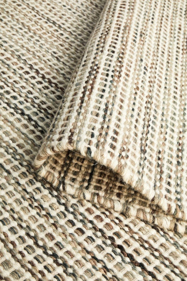 Navia Flat Weave Natural Wool Rug – BeEco
