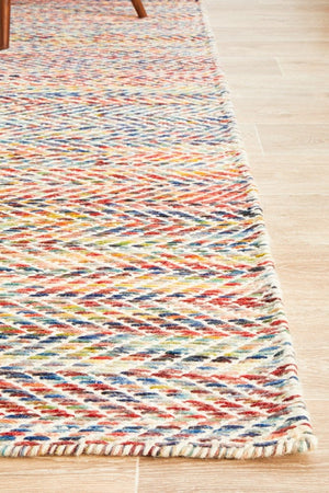 Navia Flat Weave Multi Wool Rug