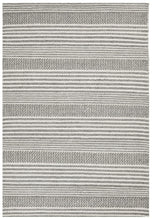 Navia Flat Weave Silver Wool Rug