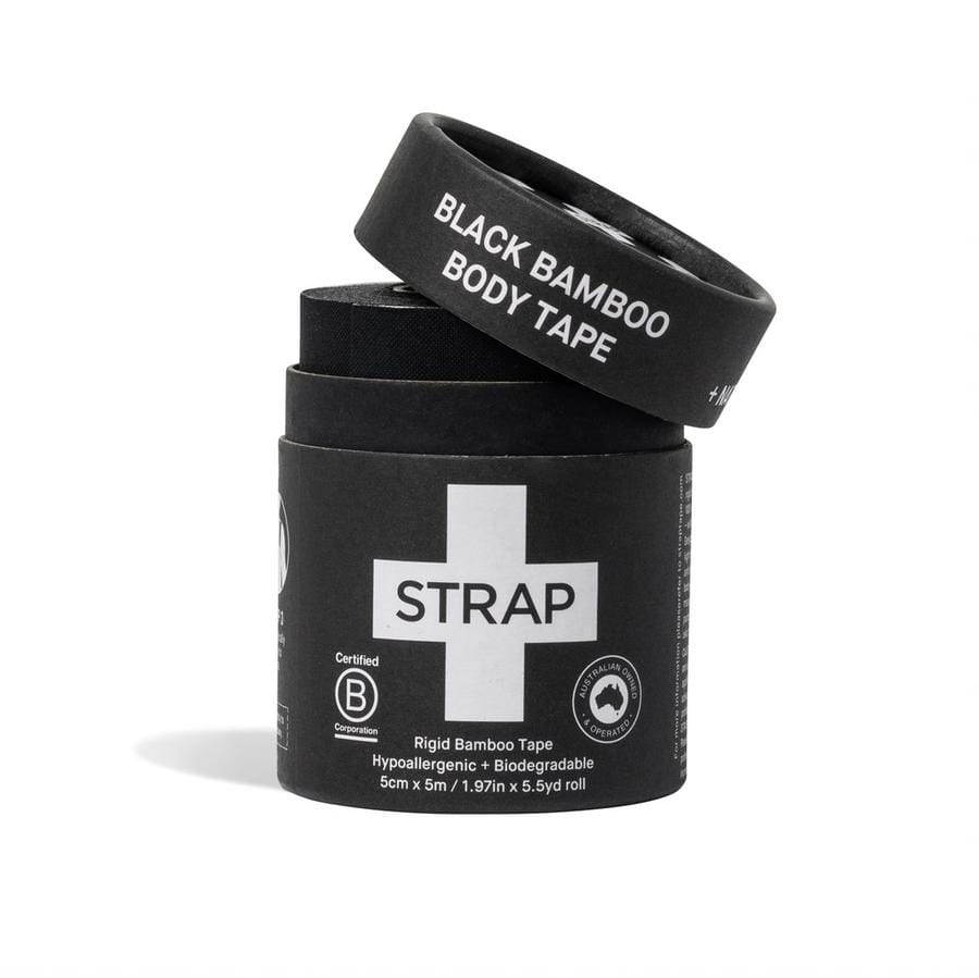 Strap Bamboo Sports Strapping Tape - Black