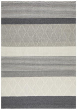 Leka Wool Hatch Textured Rug