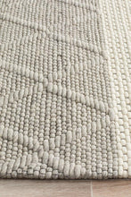 Leka Wool Hatch Textured Rug
