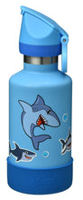 400ml Insulated Kids Reusable Water Bottle - Shark
