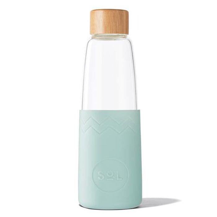 Sol Glass Bottle - Cool Cyan 850ml