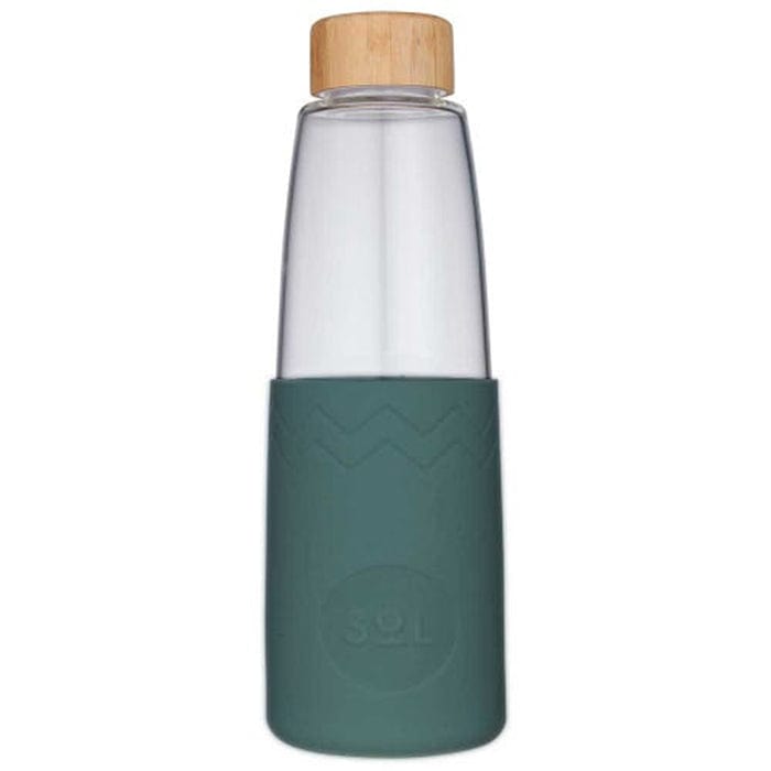 Sol Glass Bottle - Deep Sea Green 850ml