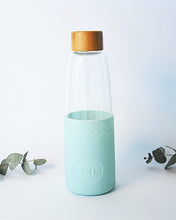 Hand Blown Glass Water Bottle Silicone Sleeve