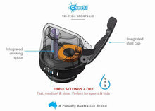 600mI Insulated Water Bottle - Matte Black Sports Lid