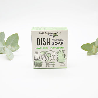 Urthly Organics Dish Soap - Lavender + Peppermint 100g