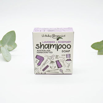 Urthly Organics Lavender + Rosemary Shampoo Bar - 100g