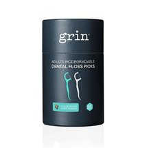 Grin Biodegradable Dental Floss Picks - 45 pack