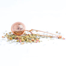 Spring Tea Infuser | Tea Strainer - Rose Gold