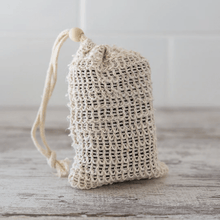 Natural Sisal Soap Pouch with Draw String– BeEco
