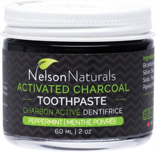 Natural Charcoal Toothpaste in Glass Jar
